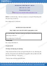Đề kiểm tra 15 phút Văn 8 - Đề số 9